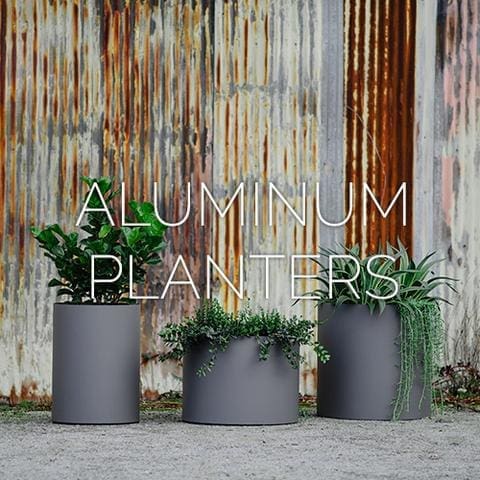 aluminum planters