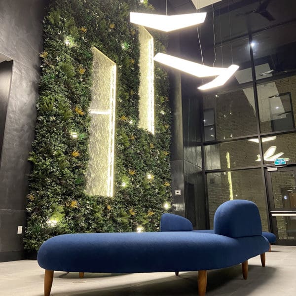 faux flora panels